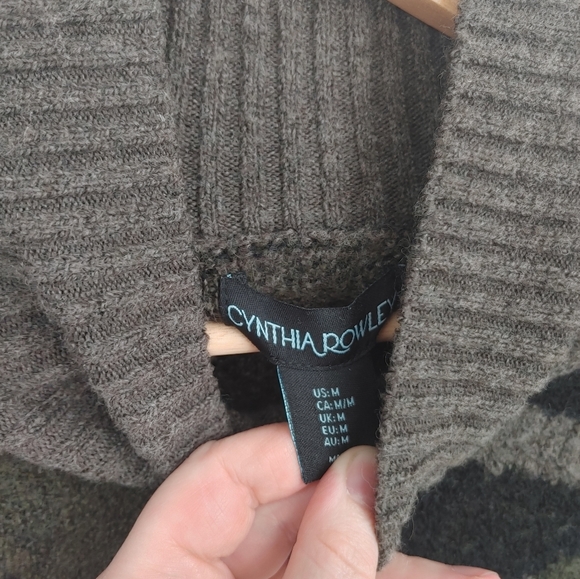 Cynthia Rowley | camo sweater - Picture 3 of 5